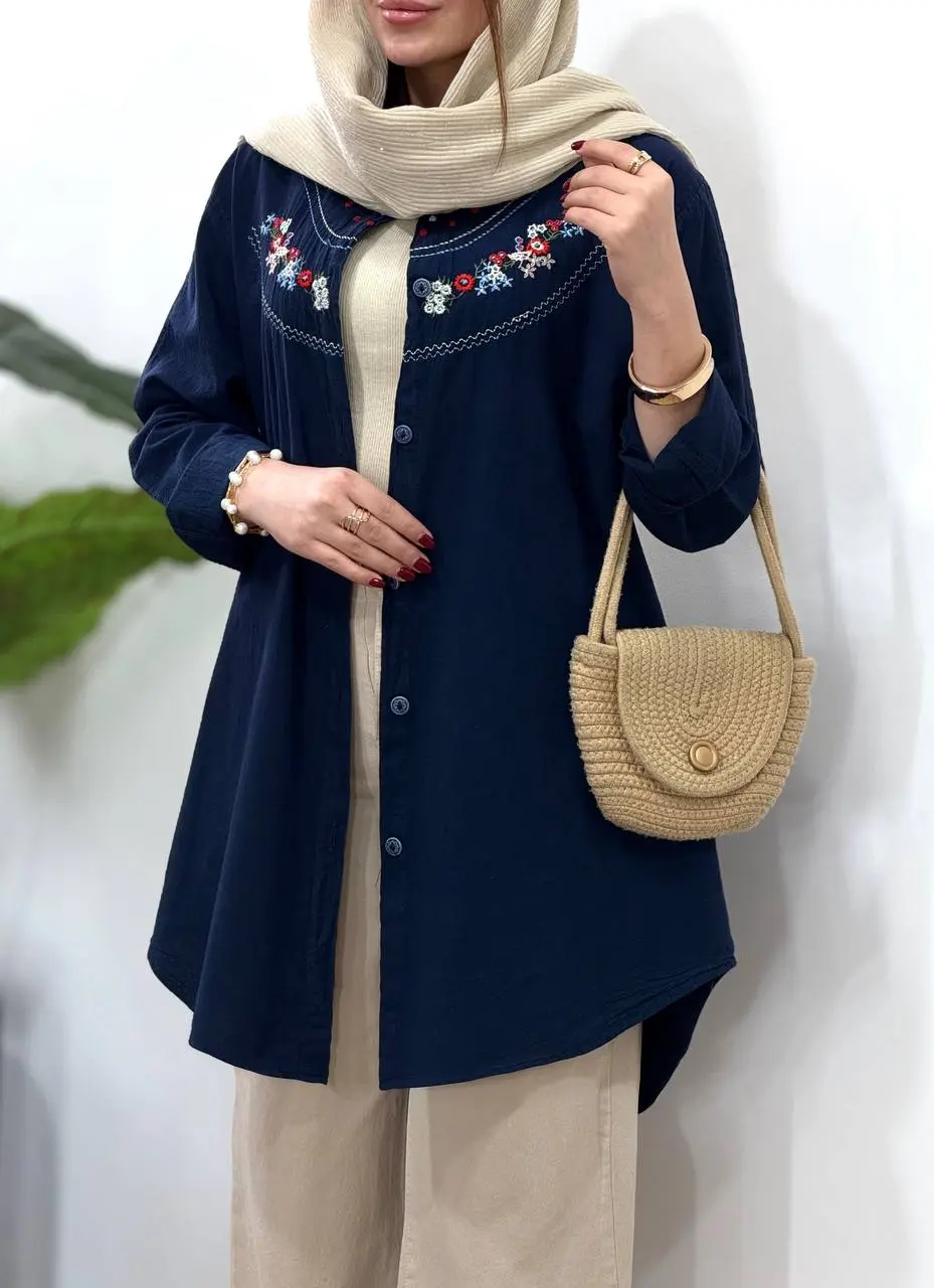 مانتو گلدوزی آیسو ساحل